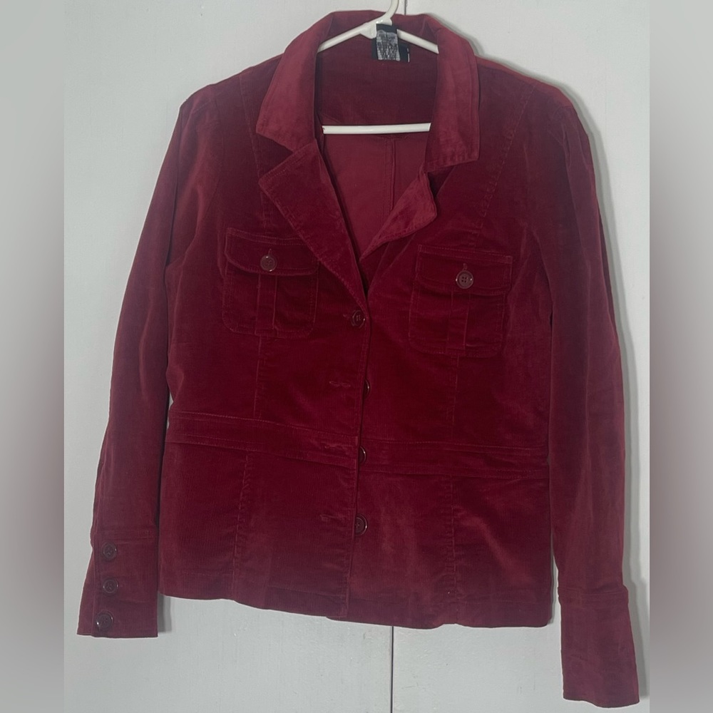 Women’s corduroy jacket - red